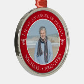 Angel in Heaven Memorial Metalen Ornament (Rechts)