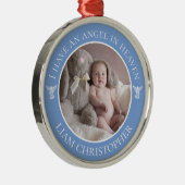 Angel in Heaven Memorial Metalen Ornament (Rechts)