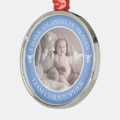 Angel in Heaven Memorial Metalen Ornament (Links)