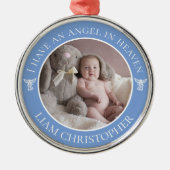 Angel in Heaven Memorial Metalen Ornament (Voorkant)