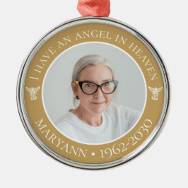 Angel in Heaven Memorial Metalen Ornament