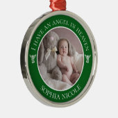 Angel in Heaven Memorial Metalen Ornament (Rechts)