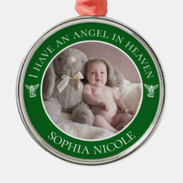 Angel in Heaven Memorial Metalen Ornament