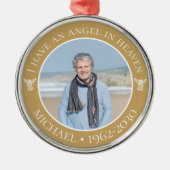 Angel in Heaven Memorial Metalen Ornament (Voorkant)
