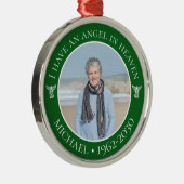 Angel in Heaven Memorial Metalen Ornament (Rechts)