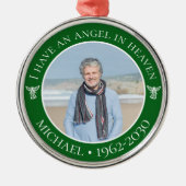 Angel in Heaven Memorial Metalen Ornament (Voorkant)