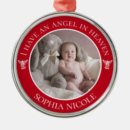 Angel in Heaven Memorial Metalen Ornament