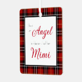 Angel in Heaven Mimi Memorial Foto Metalen Ornament (Voorkant links)