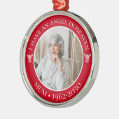 Angel in Heaven Mum Memorial Metalen Ornament (Links)