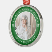 Angel in Heaven Mum Memorial Metalen Ornament (Links)