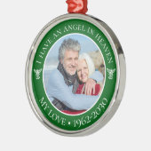 Angel in Heaven My Love Memorial Metalen Ornament (Links)