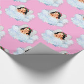 Angel in het 6-Lt roze-GIFT-WRAPPINGPAPIER van Clo Cadeaupapier (Hoek)