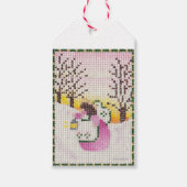 Angel in het bossen cadeaulabel (Voorkant)