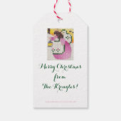 Angel in het bossen cadeaulabel (Achterkant)