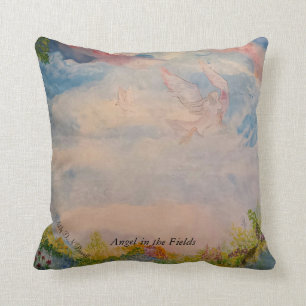 Angel in het veld kussen