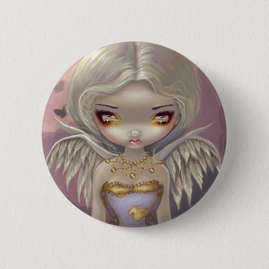 "Angel in Lila" Button (Voorkant)