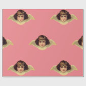 ANGEL IN PINK Valentijnsdag GIFT WRAP Cadeaupapier (Vlak)