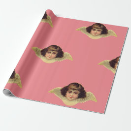 ANGEL IN PINK Valentijnsdag GIFT WRAP Cadeaupapier