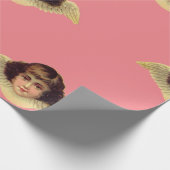 ANGEL IN PINK Valentijnsdag GIFT WRAP Cadeaupapier (Hoek)