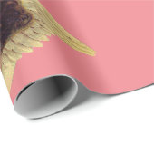ANGEL IN PINK Valentijnsdag GIFT WRAP Cadeaupapier (Rol Hoek)