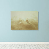 Angel in Prayer, c.1826-34 Canvas Afdruk (Insitu (Houten vloer))