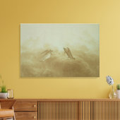 Angel in Prayer, c.1826-34 Canvas Afdruk (Insitu (Woonkamer))