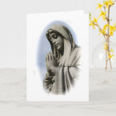 Angel in Prayer Kaart (Gele Bloem)