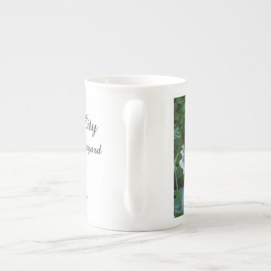 Angel in Springtime - Martha's wijntuin Porselein Kop (Achterkant)