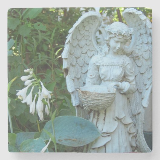 Angel in Springtime - Martha's wijntuin Stenen Onderzetter (Voorkant)