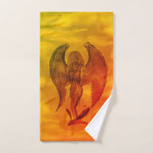 Angel in Tattoo Style Bad Handdoek (Handdoek)