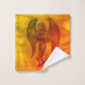 Angel in Tattoo Style Bad Handdoek (Wasdoekje)