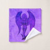 Angel in Tattoo Style Bad Handdoek (Wasdoekje)
