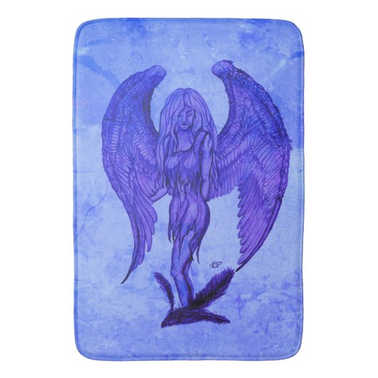 Angel in Tattoo Style Badmat (Voorkant Verticaal)