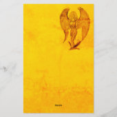 Angel in Tattoo Style Briefpapier (Achterkant)