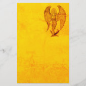 Angel in Tattoo Style Briefpapier (Voorkant)