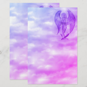 Angel in Tattoo Style Briefpapier