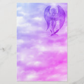 Angel in Tattoo Style Briefpapier (Voorkant)