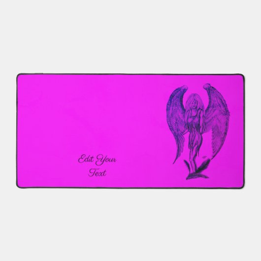 Angel in Tattoo Style Bureaumat (Voorkant)