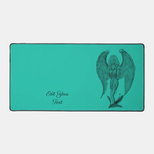 Angel in Tattoo Style Bureaumat (Voorkant)