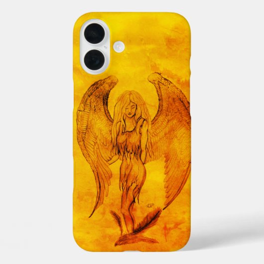 Angel in Tattoo Style Case-Mate iPhone Case (Achterkant)