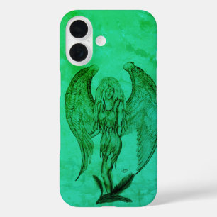Angel in Tattoo Style iPhone 16 Hoesje