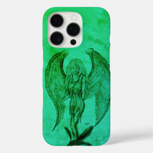 Angel in Tattoo Style iPhone 16 Pro Hoesje