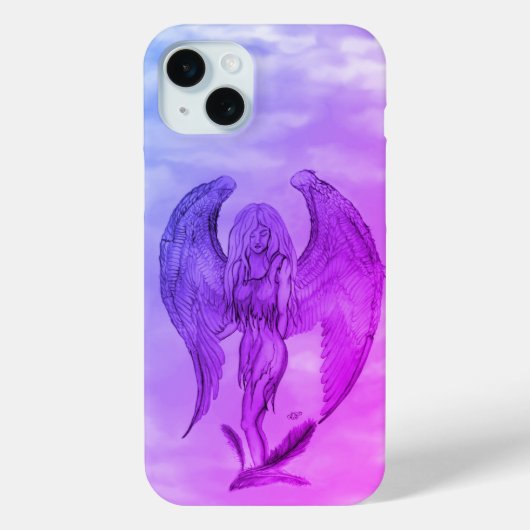 Angel in Tattoo Style Case-Mate iPhone Case (Achterkant)