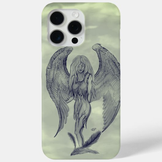 Angel in Tattoo Style Case-Mate iPhone Case (Achterkant)