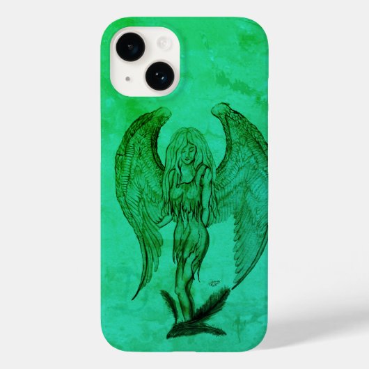 Angel in Tattoo Style Case-Mate iPhone Case (Achterkant)