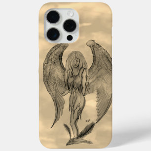 Angel in Tattoo Style iPhone 15 Pro Max Hoesje