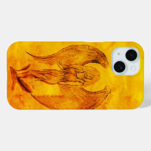 Angel in Tattoo Style Case-Mate iPhone Case (Achterkant (horizontaal))