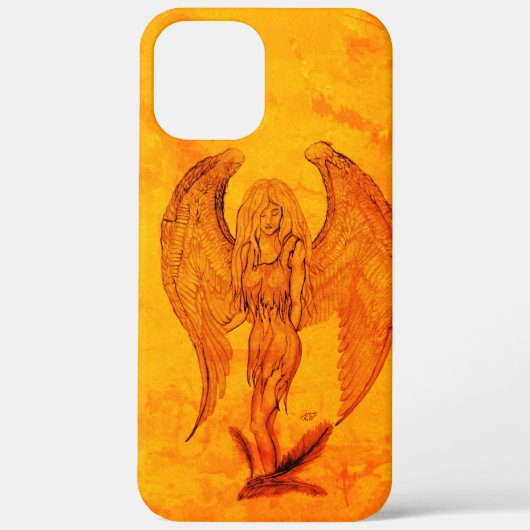 Angel in Tattoo Style Case-Mate iPhone Case (Achterkant)