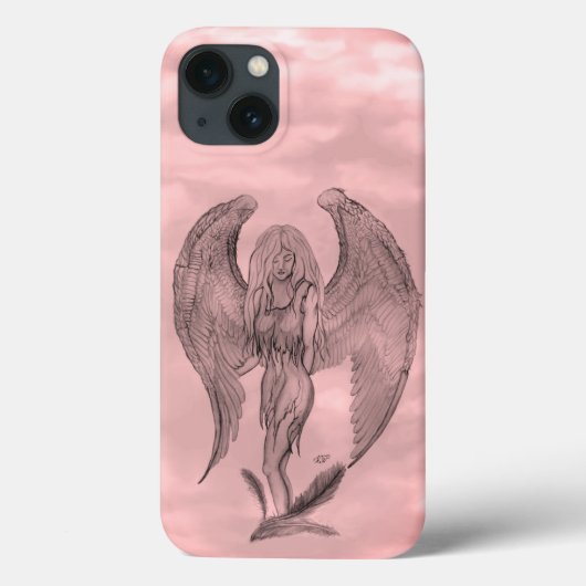 Angel in Tattoo Style Case-Mate iPhone Case (Achterkant)