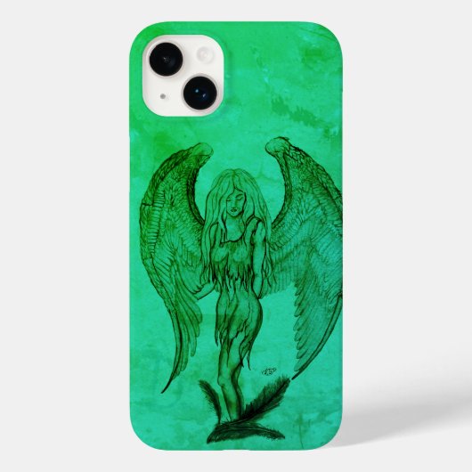 Angel in Tattoo Style Case-Mate iPhone Case (Achterkant)